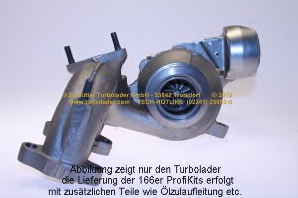 Компрессор, наддув SCHLÜTTER TURBOLADER 166-07030