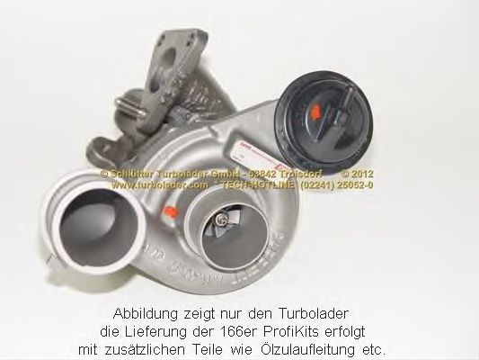 Компрессор, наддув SCHLÜTTER TURBOLADER 166-09050