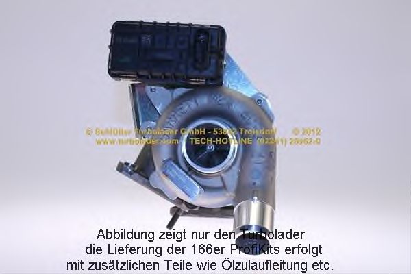 Компрессор, наддув SCHLÜTTER TURBOLADER 166-09465