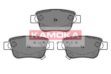 Комплект тормозных колодок, дисковый тормоз KAMOKA JQ1013298
