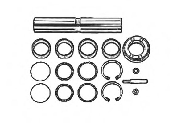 Ремкомплект, шкворень поворотного кулака OCAP 0927419