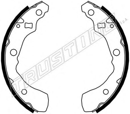 Комплект тормозных колодок TRUSTING 026.349