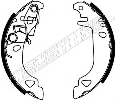 Комплект тормозных колодок TRUSTING 034.094S