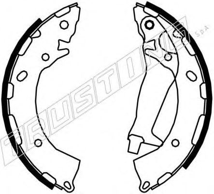 Комплект тормозных колодок TRUSTING 046.213
