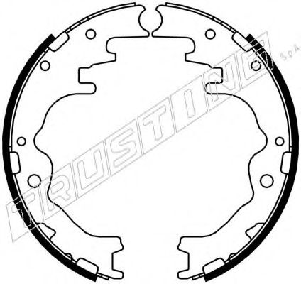 Комплект тормозных колодок TRUSTING 049.143