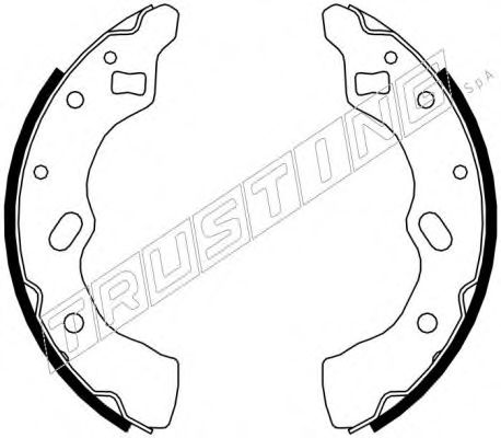 Комплект тормозных колодок TRUSTING 049.145