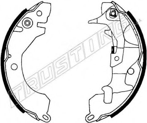 Комплект тормозных колодок TRUSTING 064.157Y