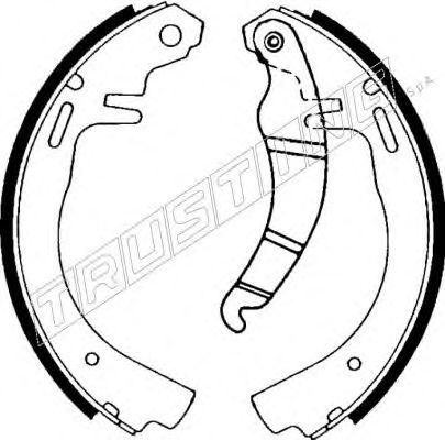 Комплект тормозных колодок TRUSTING 073.149