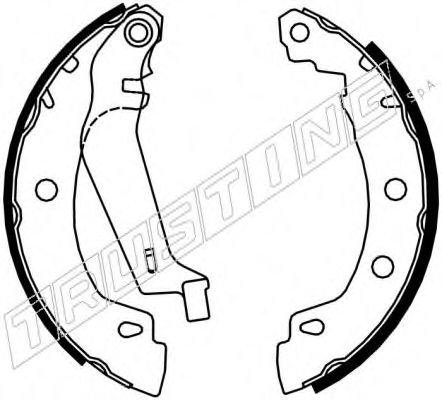 Комплект тормозных колодок TRUSTING 088.225Y