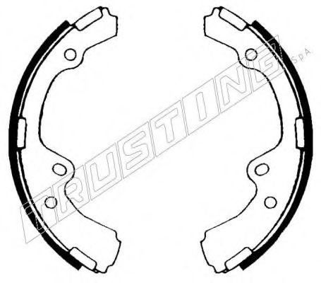 Комплект тормозных колодок TRUSTING 115.255