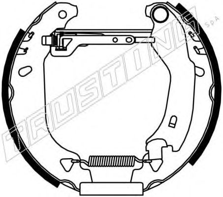 Комплект тормозных колодок TRUSTING 6109