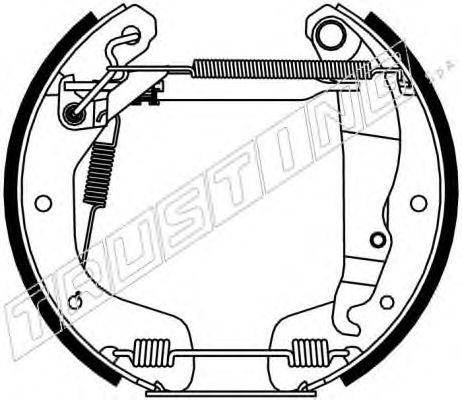 Комплект тормозных колодок TRUSTING 6112