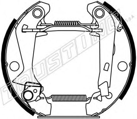 Комплект тормозных колодок TRUSTING 6128