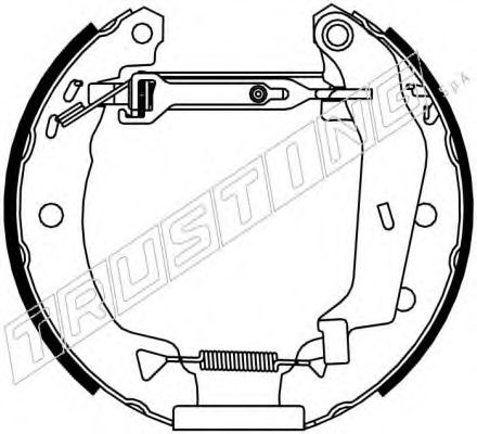 Комплект тормозных колодок TRUSTING 6150