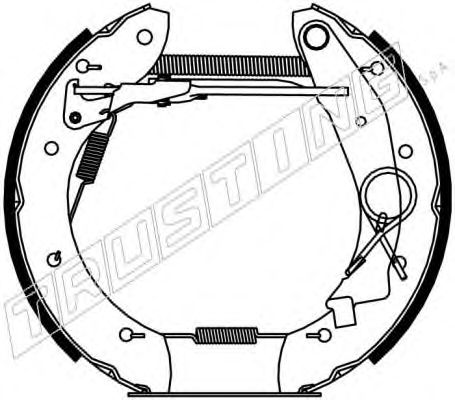 Комплект тормозных колодок TRUSTING 6178