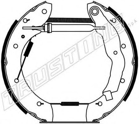 Комплект тормозных колодок TRUSTING 6179