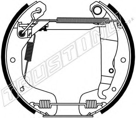 Комплект тормозных колодок TRUSTING 6193