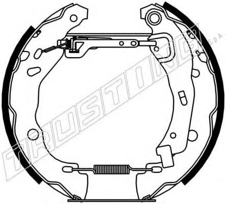 Комплект тормозных колодок TRUSTING 6219