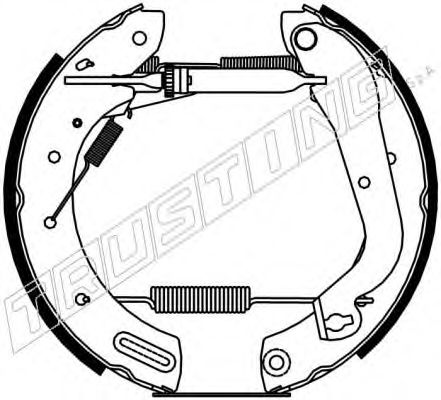 Комплект тормозных колодок TRUSTING 6221