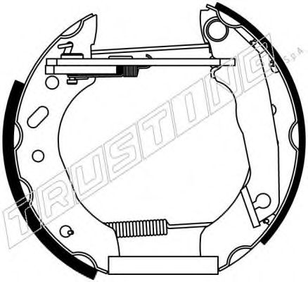 Комплект тормозных колодок TRUSTING 6264