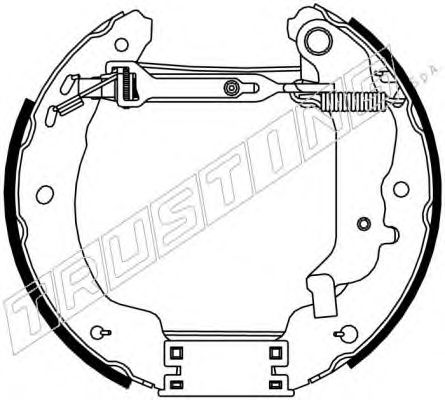 Комплект тормозных колодок TRUSTING 6284