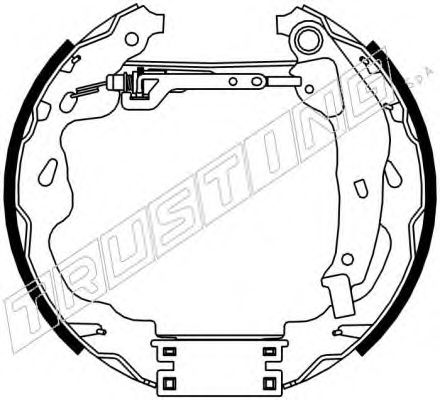 Комплект тормозных колодок TRUSTING 6309