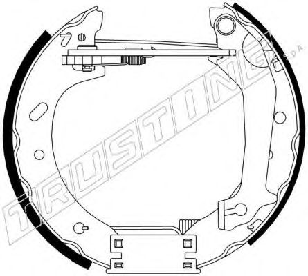 Комплект тормозных колодок TRUSTING 6310