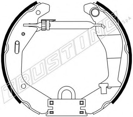 Комплект тормозных колодок TRUSTING 6318