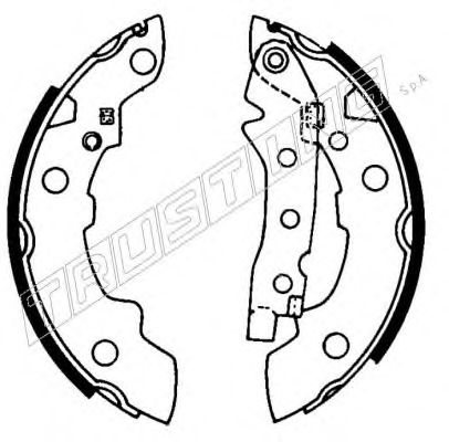 Комплект тормозных колодок TRUSTING 7049