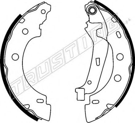 Комплект тормозных колодок TRUSTING 7156
