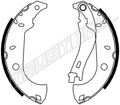 Комплект тормозных колодок TRUSTING 7159