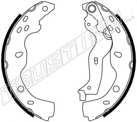 Комплект тормозных колодок TRUSTING 7301