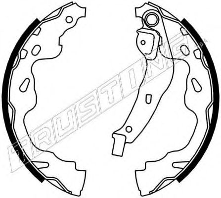 Комплект тормозных колодок TRUSTING 7309