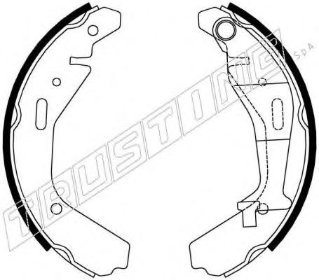 Комплект тормозных колодок TRUSTING 7318