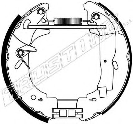 Комплект тормозных колодок TRUSTING 6337