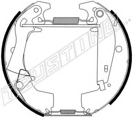 Комплект тормозных колодок TRUSTING 6369