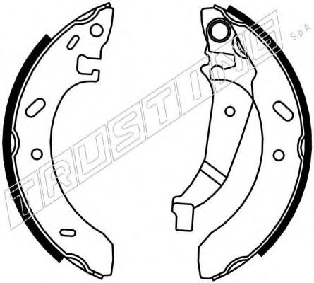 Комплект тормозных колодок TRUSTING 7354