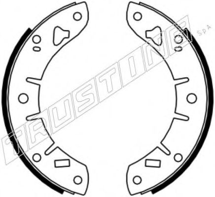 Комплект тормозных колодок TRUSTING 007.018