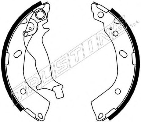 Комплект тормозных колодок TRUSTING 7352
