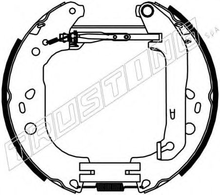 Комплект тормозных колодок TRUSTING 6394