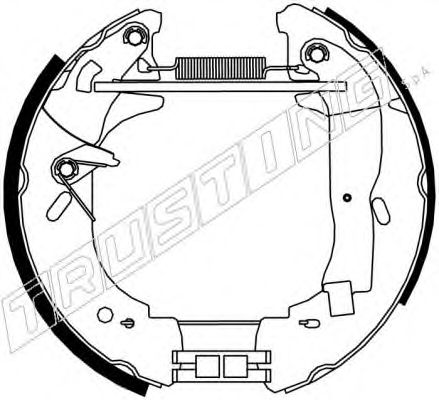 Комплект тормозных колодок TRUSTING 6419