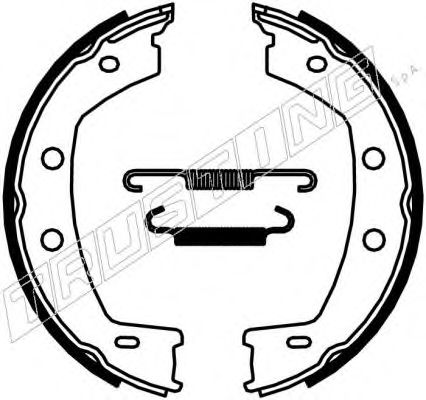 Комплект тормозных колодок, стояночная тормозная система TRUSTING 092.312K