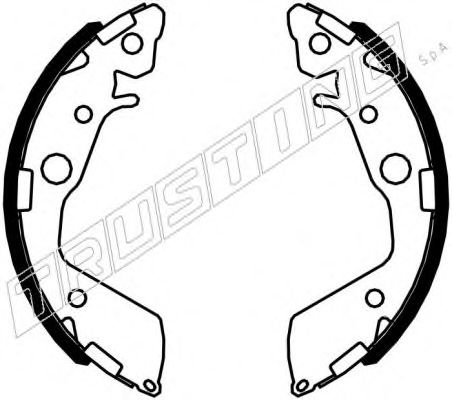 Комплект тормозных колодок TRUSTING 044.027