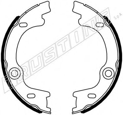 Комплект тормозных колодок, стояночная тормозная система TRUSTING 049.169