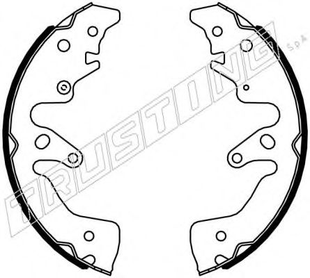 Комплект тормозных колодок TRUSTING 110340