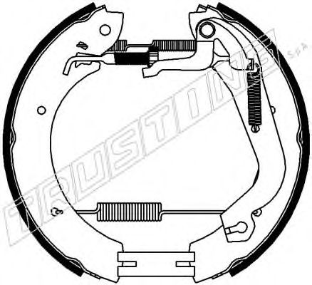 Комплект тормозных колодок TRUSTING 6456
