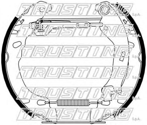 Комплект тормозных колодок TRUSTING 6431