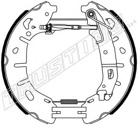 Комплект тормозных колодок TRUSTING 6459