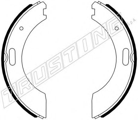 Комплект тормозных колодок TRUSTING 053002