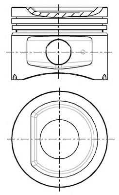 Поршень NÜRAL 87-154600-00